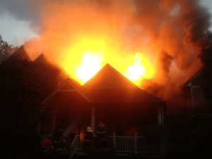 What was on the approach